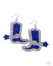 Load image into Gallery viewer, Benevolent Boot ~ Blue ~ Earring
