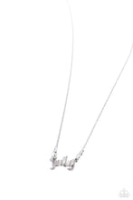 Load image into Gallery viewer, Birth Month Bling ~ July - Silver ~ Necklace
