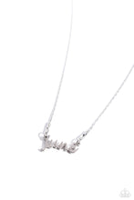 Load image into Gallery viewer, Birth Month Bling ~ June - Silver ~ Necklace
