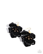 Load image into Gallery viewer, Blossoming Boardroom ~ Black ~ Earring
