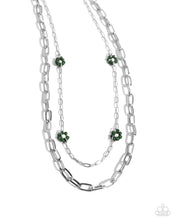 Load image into Gallery viewer, Bold Buds ~ Green ~ Necklace
