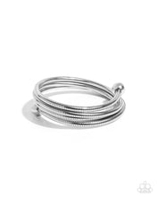 Load image into Gallery viewer, Calmly Coiled ~ Silver ~ Bracelet
