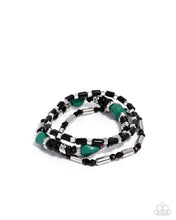 Load image into Gallery viewer, Canyon Caution ~ Green ~ Bracelet
