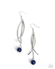 Load image into Gallery viewer, Captivating Curves ~ Blue ~ Earring
