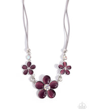 Load image into Gallery viewer, Cats Eye Calm ~ Purple ~ Necklace
