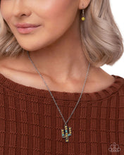 Load image into Gallery viewer, Charged Cactus ~ Complete Look ~ Necklace ~ Paparazzi
