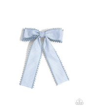 Load image into Gallery viewer, Checkered Chic ~ Blue ~ Hair Bow
