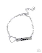 Load image into Gallery viewer, Cheer Craze ~ Silver ~ Bracelet
