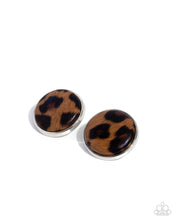 Load image into Gallery viewer, Cheetah Centerpiece ~ Brown ~ Earring
