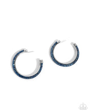 Load image into Gallery viewer, Chiseled Crescendo ~ Blue ~ Earring
