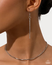 Load image into Gallery viewer, Coiled Celebration ~ Silver Stainless Steel Necklace ~ Paparazzi ~ Life of the Party June 2026
