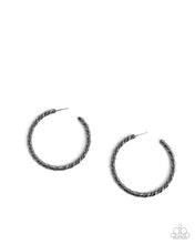 Load image into Gallery viewer, Coiled Class ~ Black ~ Earring
