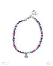 Load image into Gallery viewer, Colorfully Candid ~ Multi ~ Anklet ~ Paparazzi
