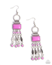 Load image into Gallery viewer, Complimentary Cascade ~ Purple ~ Earring
