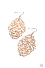 Load image into Gallery viewer, Contemporary Courtyards - Rose Gold - Earring
