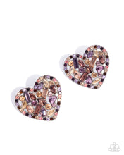 Load image into Gallery viewer, Courting Command ~ Purple ~ Earring
