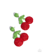 Load image into Gallery viewer, Crafted Cherry ~ Red ~ Earring

