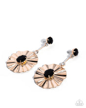 Load image into Gallery viewer, Crimped Champion ~ Black ~ Earring
