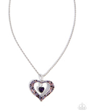 Load image into Gallery viewer, Cupid Connection ~ Purple ~ Necklace
