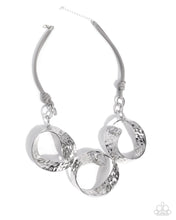Load image into Gallery viewer, Curly Cabaret ~ Silver ~ Necklace
