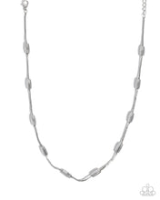 Load image into Gallery viewer, Cylindrical Chic ~ Silver ~ Necklace
