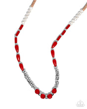 Load image into Gallery viewer, Dainty Diversity - Red - Necklace
