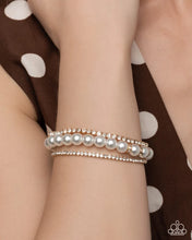 Load image into Gallery viewer, Delicate Debut ~ gold ~ Paparazzi bracelet
