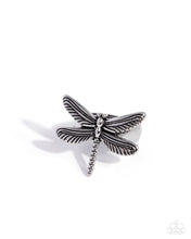 Load image into Gallery viewer, Descending Dragonfly ~ Silver ~ Ring
