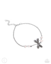 Load image into Gallery viewer, Dragonfly Dawn ~ Pink ~ Anklet
