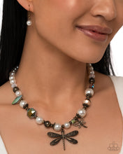 Load image into Gallery viewer, Dragonfly Delight ~ Necklace ~ Paparazzi
