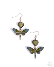 Load image into Gallery viewer, Dragonfly Devotion ~ Green ~ Earring
