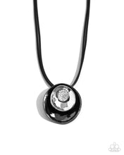 Load image into Gallery viewer, Duchess Disc - Black - Necklace
