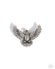 Load image into Gallery viewer, Eagle Embrace ~ White ~ Brooch
