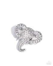Load image into Gallery viewer, Elephant Empathy ~ White ~ Brooch
