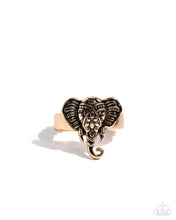 Load image into Gallery viewer, Elephant Whisper ~ Gold ~ Rings
