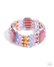 Load image into Gallery viewer, Emerald Enigma ~ Pink ~ Bracelet
