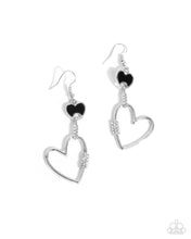 Load image into Gallery viewer, Eternally Enamored ~ Black ~ Earring
