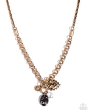 Load image into Gallery viewer, Fabulous Fan ~ Black ~ Necklace

