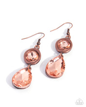 Load image into Gallery viewer, Faceted Fable ~ Copper ~ Earring
