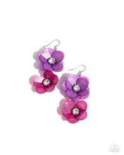 Load image into Gallery viewer, Fairy Tale Florals ~ Purple ~ Earring
