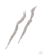 Load image into Gallery viewer, Flashy Following ~ White ~ Earring
