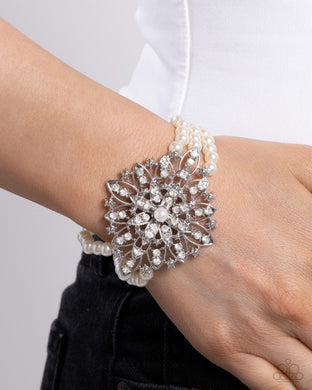 Flattering Florals - White - Paparazzi