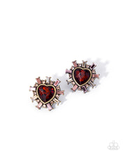 Load image into Gallery viewer, Flirty Feature ~ Brass ~ Earring
