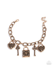 Load image into Gallery viewer, Flirty Filigree ~ Gold ~ Bracelet
