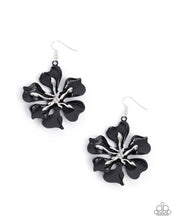 Load image into Gallery viewer, Floral Faction ~ Black ~ Earring
