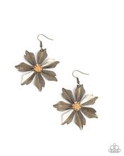 Load image into Gallery viewer, Floral Fascination ~ Brass ~ Earring
