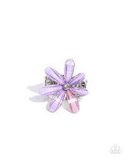 Load image into Gallery viewer, Floral Feasibility ~ Purple ~ Ring
