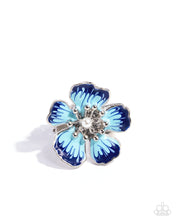 Load image into Gallery viewer, Floral Fit ~ Blue ~ Ring
