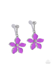 Load image into Gallery viewer, Floral Fleet ~ Purple ~ Earring
