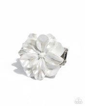 Load image into Gallery viewer, Floral Flex ~ White ~ Ring
